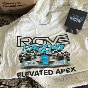 ROVE Racing Tee in White and Blue